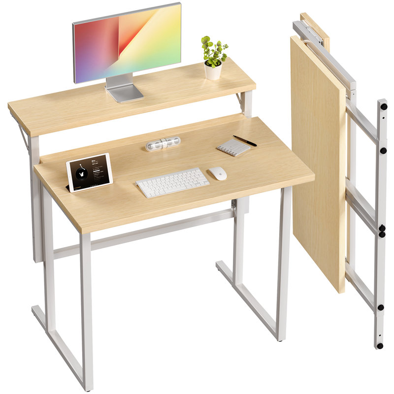 Metal Base Floating Desk