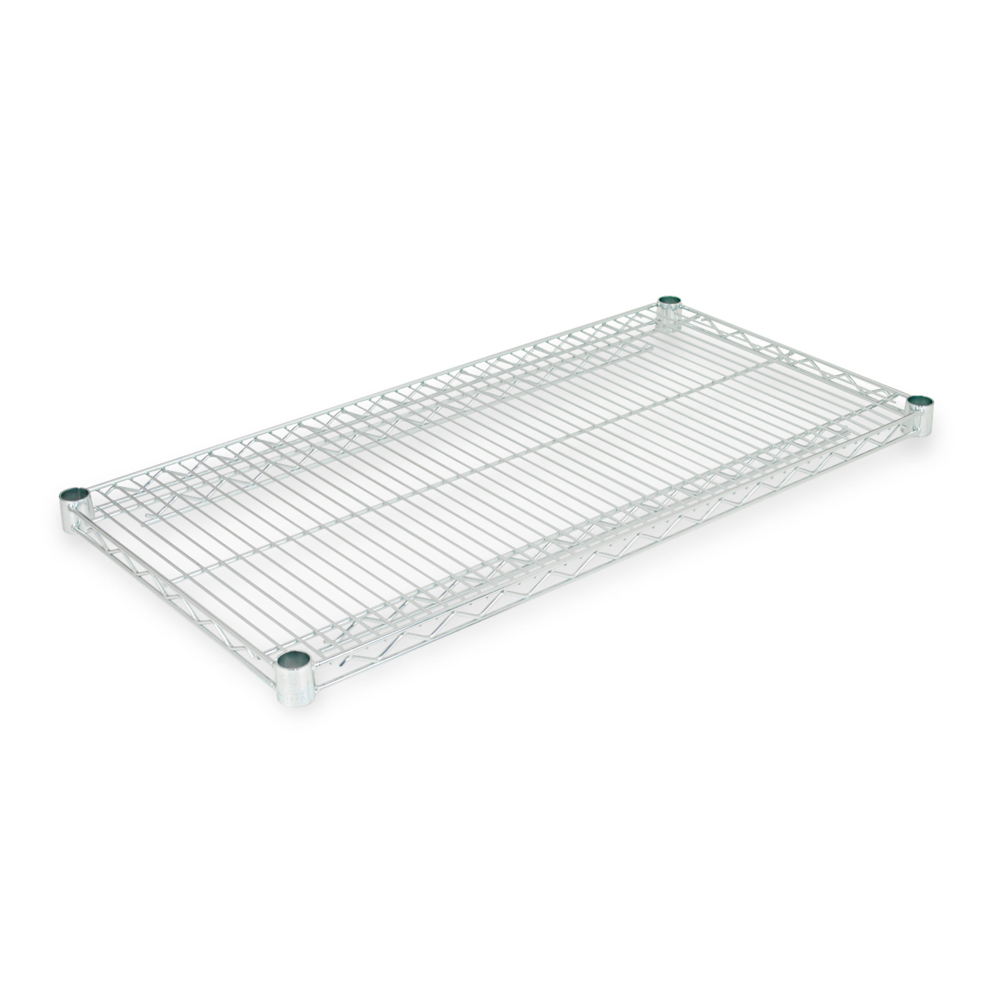 Alera TwoShelve 48" W x 18" D Wire Shelving Extra Shelves in Silver
