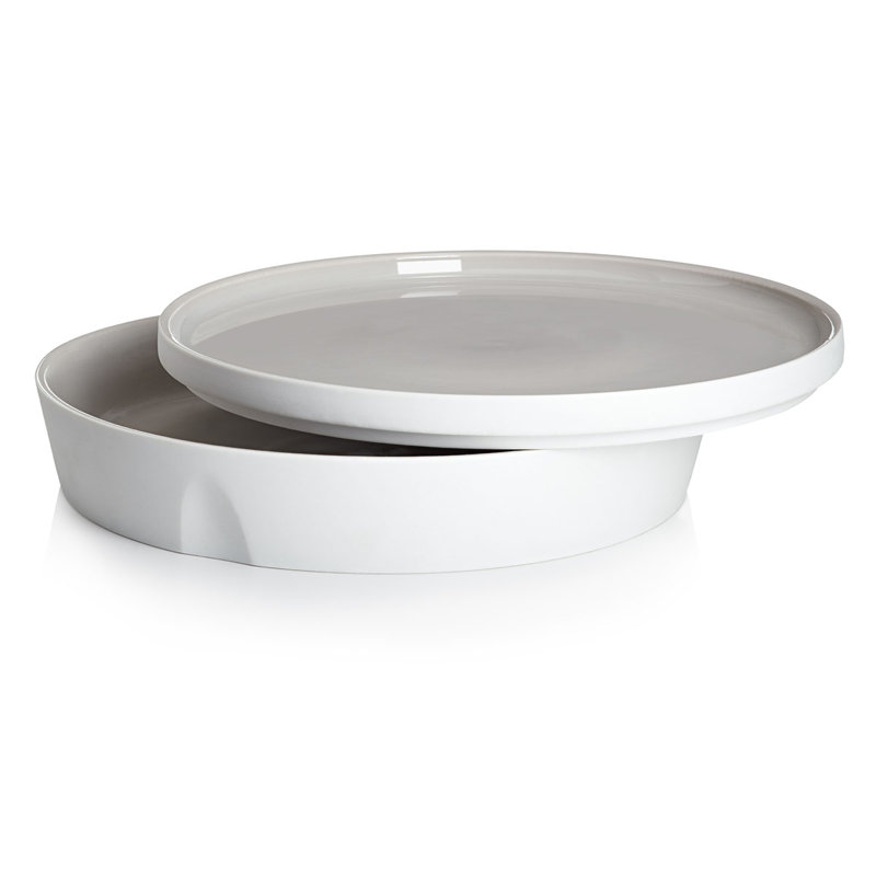 Porcelaine 43 oz. Saladier, Blanc