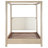 Flores Weathered Mango Canopy Bed