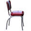 Retro Home Upholstered 'V' Back Dining Chair-18734020