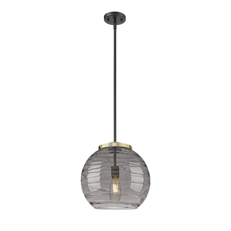 Ellington 1 - Light Pendant, Black Antique Brass, 14.88" H x 13.75" W x 13.75" D