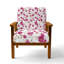 Chaise rembourrée Floral - Fauteuil blanc Whisper-2002325715