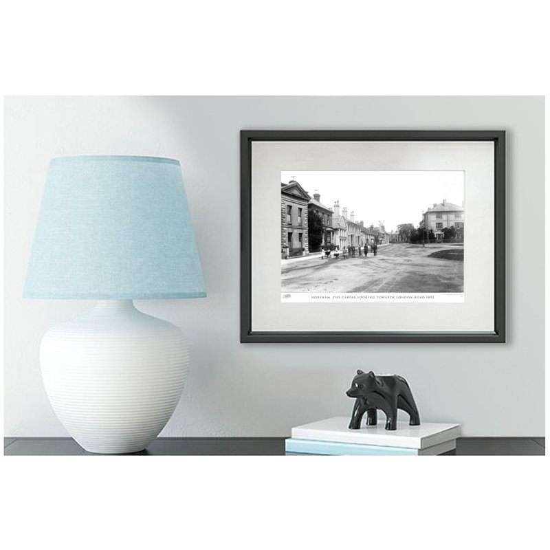 Horsham, The Carfax Looking Towards London Road 1892 by Francis Frith - Single Picture Frame Print, 45cm H x 60cm W x 2.3cm D