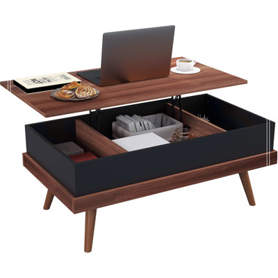 Mirela Coffee Table,Cocktail table,Living room table with Storage