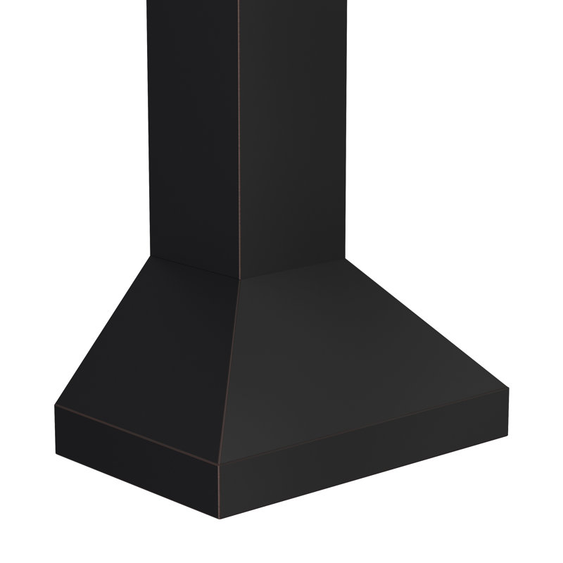 30" 400 CFM Convertible Wall Mount Range Hood, Oil-Rubbed Bronze, 30" W