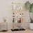 Tempered Glass Display Cabinet,Wine Cabinet, Storage Cabinet,File Cabinet,With Bluetooth LED Strip,Can Be Controlled By Remote Control Or Mobile APP,Swivel Casters,Can Be Placed Anywhere-114484498