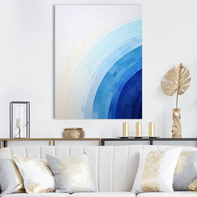 Arc bleu et blanc de la simplicité