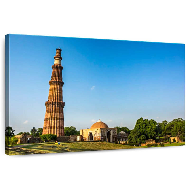 Tour Qutub Minar, H 8 po x l 12 po