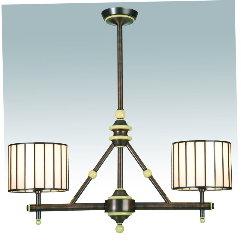 2 - Light Pendant, Mahogany Bronze