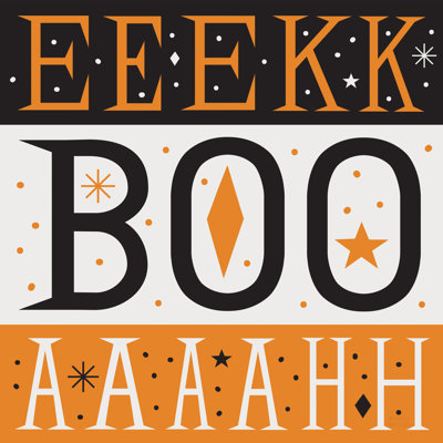 Fête festive Eek Boo Ahh
