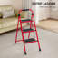 3 - Step Steel Folding Step Ladder-1319842710