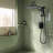 Shower Faucet Set, G-Promise 14 Inch Shower Head With Rough-In Valve-127309077