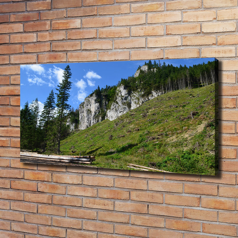 Rocky Peaks - Wrapped Canvas Print, 60cm H x 120cm W