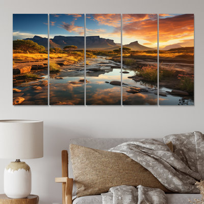 " Table Mountain South Africa II " 5 - Pieces