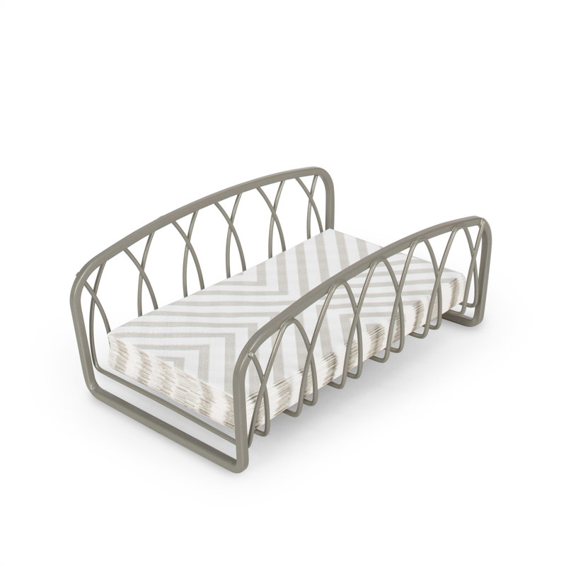 Porte-serviettes d'invité, Thermolaqué nickel satiné
