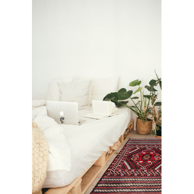 Teimani Red Rug 3'3" x 5'0"