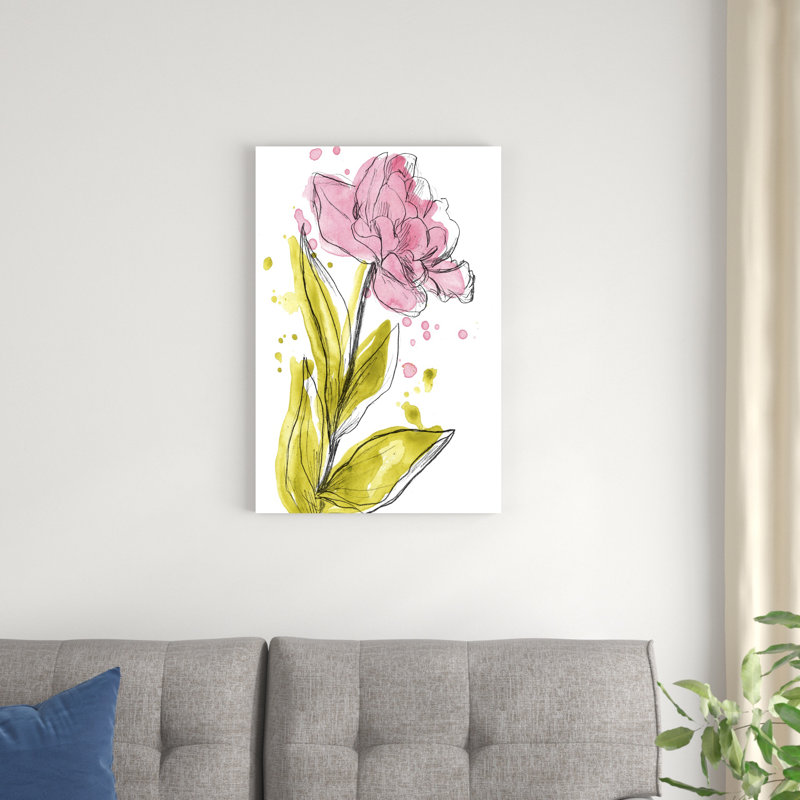 " Spring Contours V " by June Erica Vess Painting Print, 30" H x 20" W