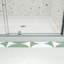 Porte de douche de 56 à 60 po x H 71 po, verre trempé de 1/4 po, pivotant, réversible, fermeture magnétique, conception de fuite, style, installation facile, fermeture, fuite