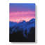 Mountain Sunset In Sion Switzerland In Abstract - Wrapped Canvas-55309735