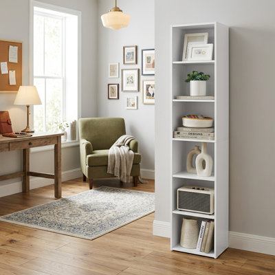 63" H 6-Tier Standard Bookcase