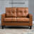 51.5'' Faux Leather Sofa