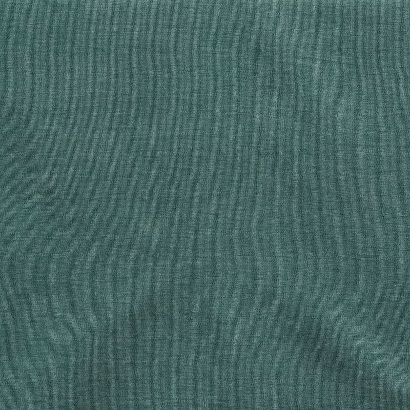 Sea Blue Velvet Polyester Sheer Back Tab Window Panel
