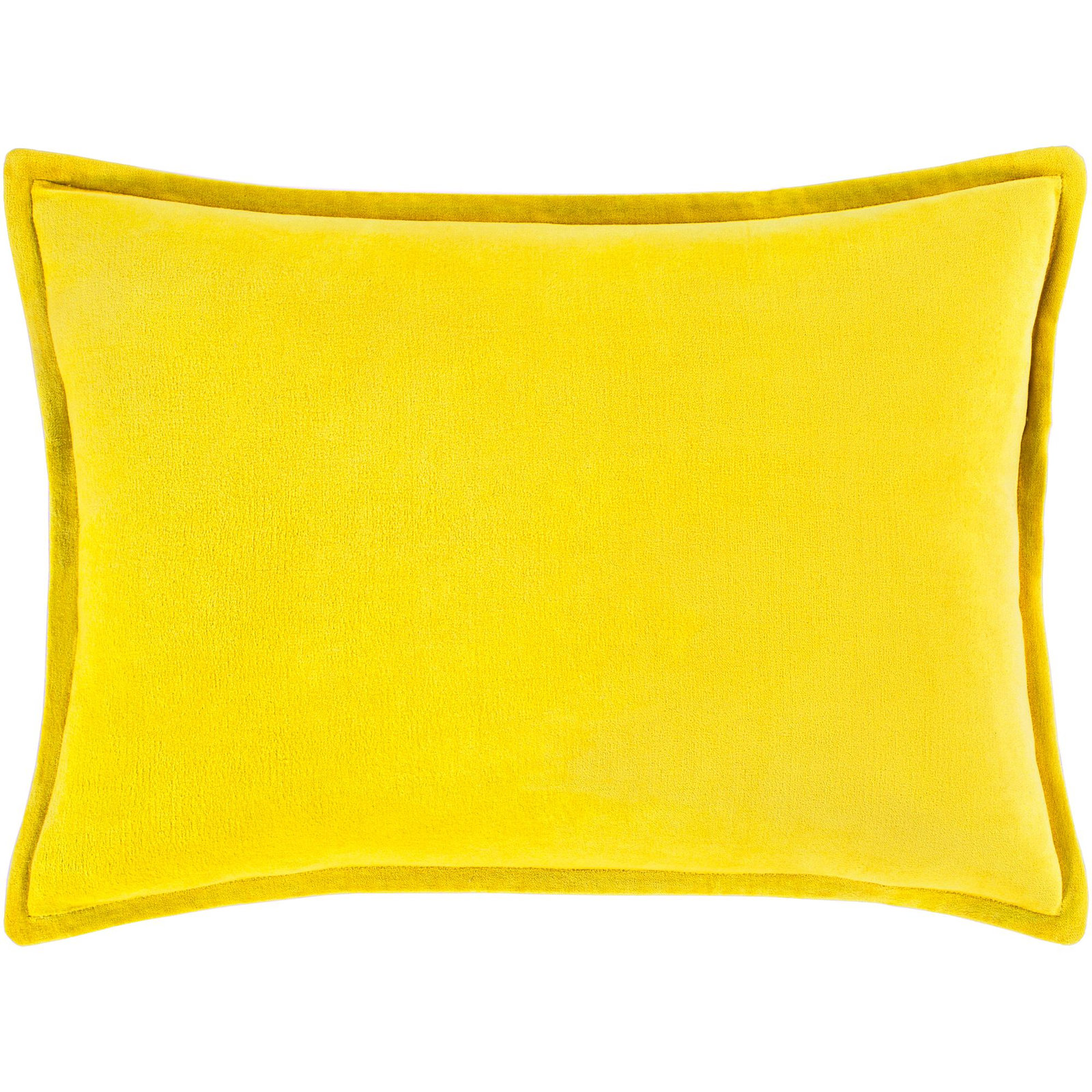 Norwin Cotton Throw Pillow, Pillow Cover Only - No Insert, 13"H x 19"W, Yellow