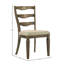 2 chaises à dossier en chêne - Ajoutez une touche de chaleur à votre salle à manger avec des sièges et des décorations en tissu