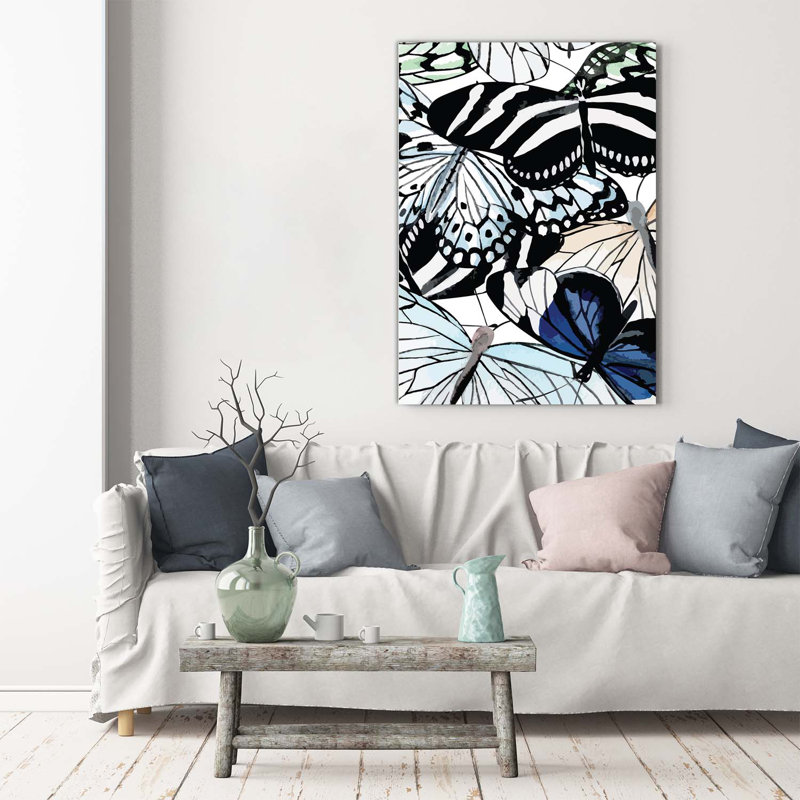 Butterflies - Wrapped Canvas Print
