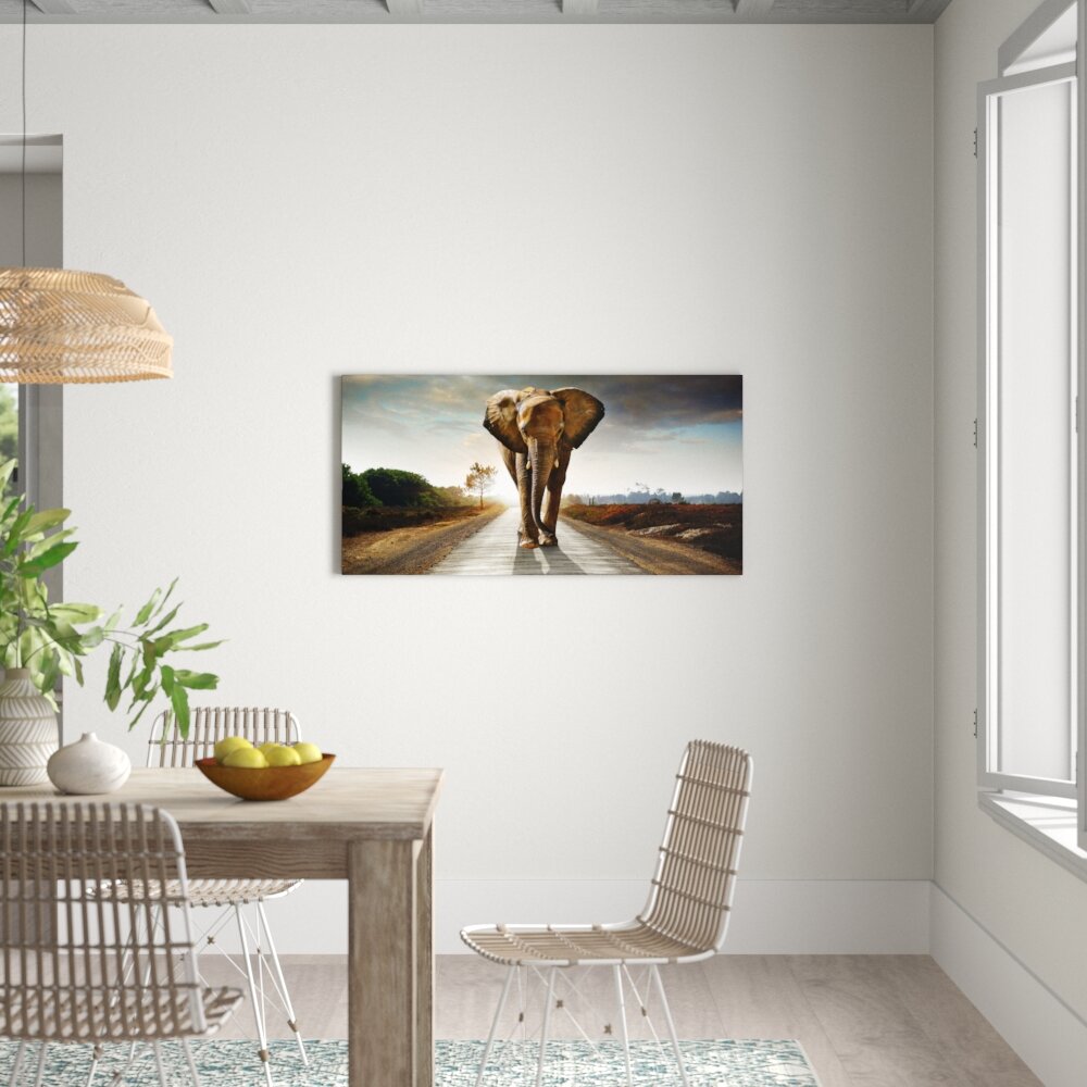 Leinwandbild Giclée - Elephant