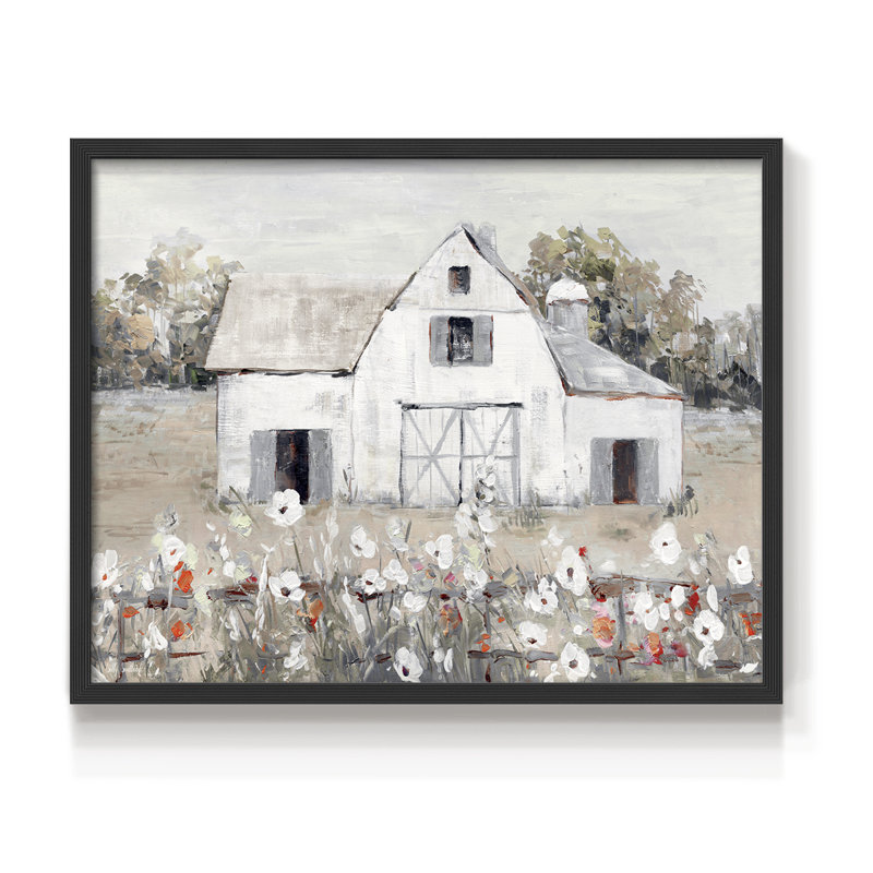 Day On The Farm Boho - Imprimé encadré - Restickable, H 11 po x l 14 po, Noir, noir, noir, noir