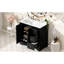Meuble-lavabo de style transitionnel de 36 pouces avec portes à fermeture en douceur, tiroir divisé et surface de lavabo en céramique de 36 po avec cadre en bois massif, lavabo et solutions de rangement intelligentes-879193030