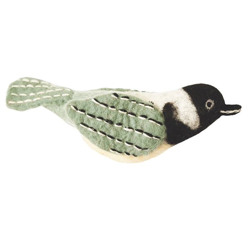 Figurine suspendue chickadee de jardin oiseau