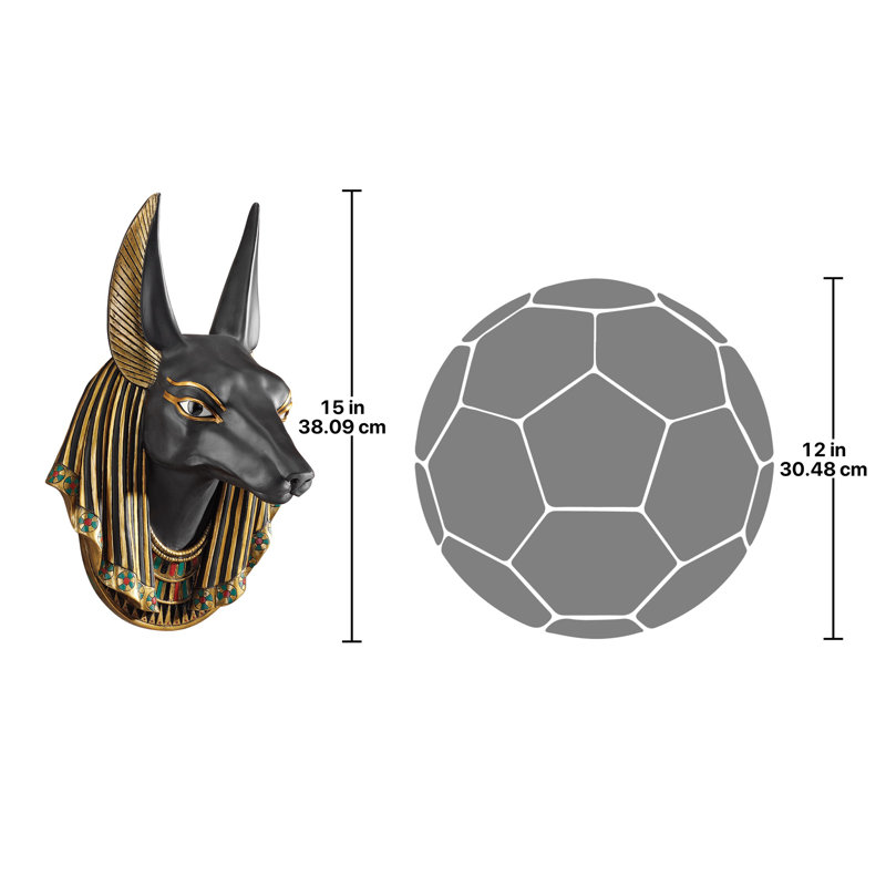 Anubis Handmade Wall Decor on Polyresin