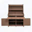 Poste de travail de jardin en bois de sapin avec rangement-721741009