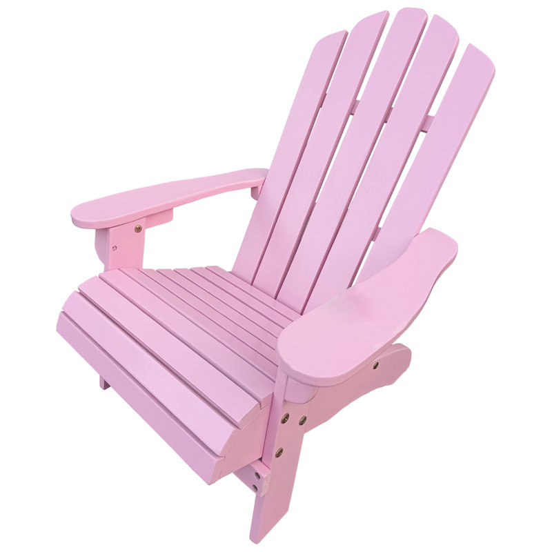 Chaise en bois rose S - Confort intérieur et extérieur, fabrication en bois franc massif, polyvalente, facile à assembler, assise confortable, assemblage inclus