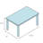 Bartons Bluff 8 - Person Four Leg Dining Set