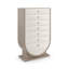 Ivory Crackle 7 - Drawer Solid Wood Dresser