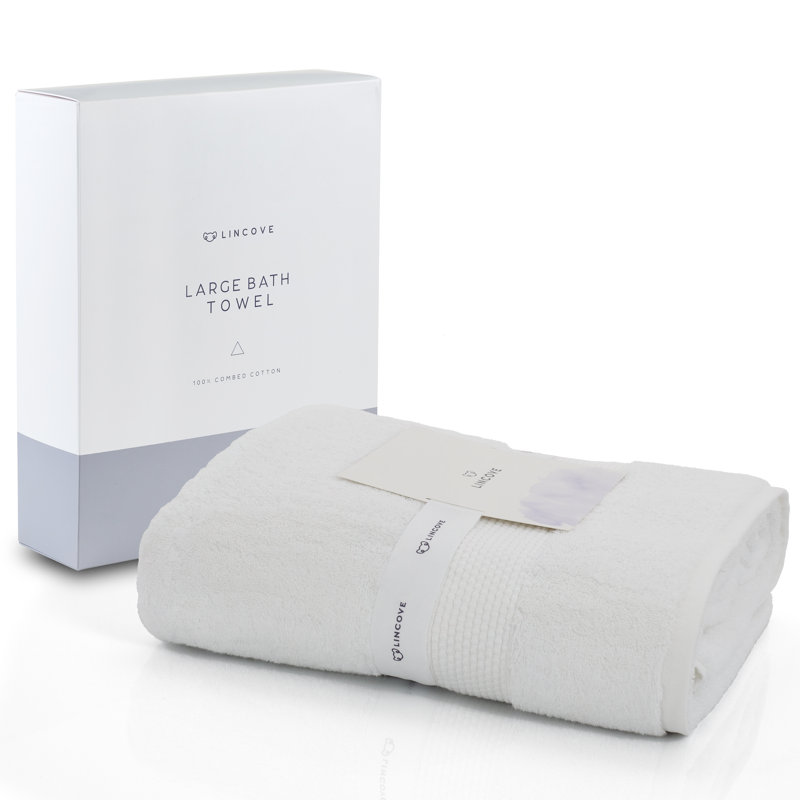 Turkish Cotton Bath Towel, White