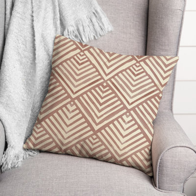 Geometric Reversible Throw Pillow