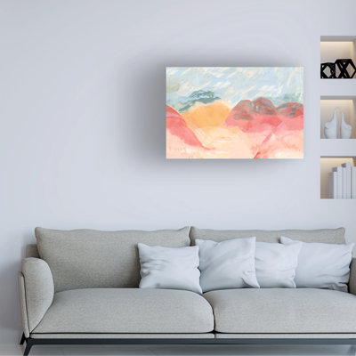 Wrapped Canvas Wall Art - Casa Cartissi  'Dream Mesa I' Wall Art for Living Room, Bedroom, or Office Décor  - 22x32