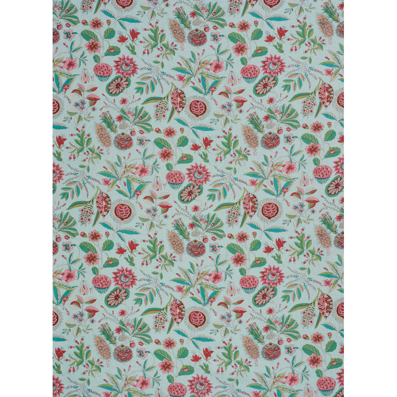 Roca Redonda Fabric, Mineral/Pink 