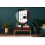 Huldar Glass Flat Wall Mirror