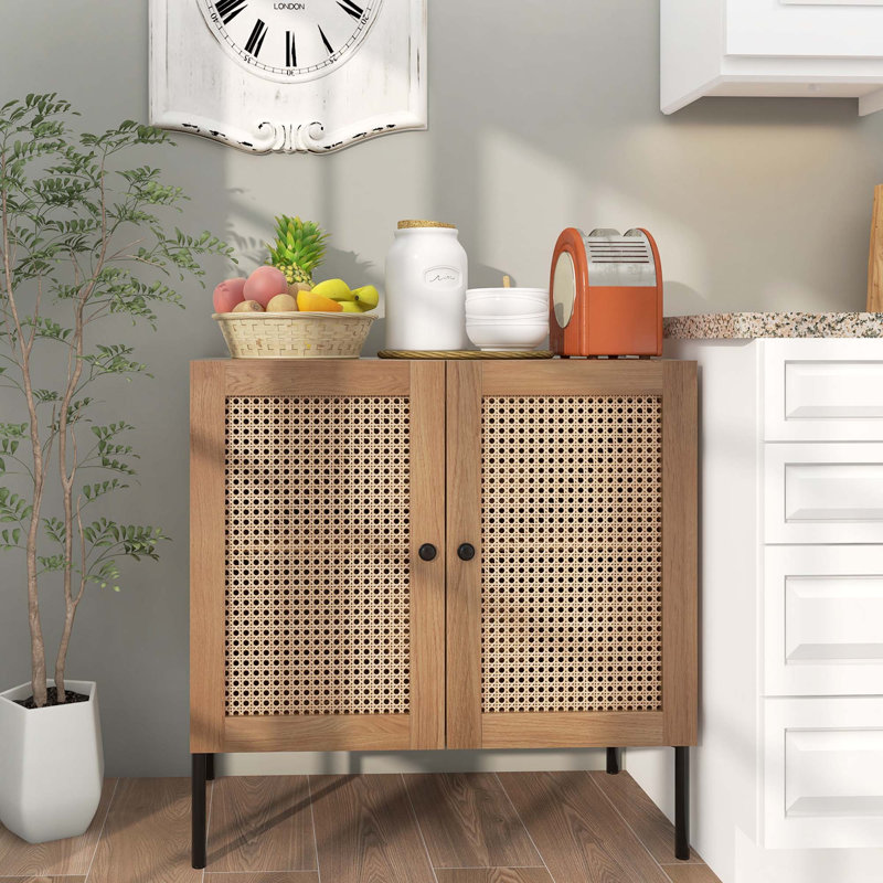 Olsburg 31.5'' Sideboard, Brown/White