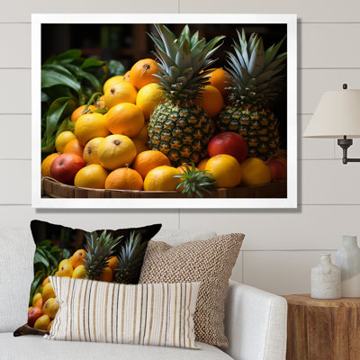 Caraibe Tropical Delight, reproduction d'art sur toile encadrée