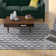 Tapis gris / argent en laine crocheté à la main Bobby