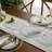 Modern Floral Print Table Runner With Tassel-1155136208-1155136215