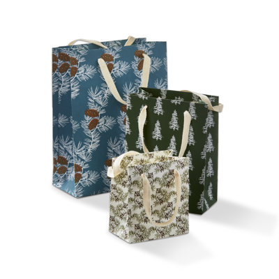 Wilde Pine Gift Bag S/3