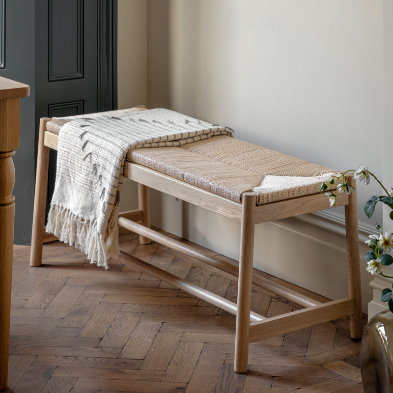 Keziah Solid Wood Storage Bench